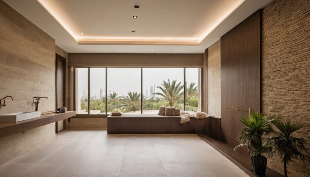 Before Renovating a Dubai Villa: Approvals, Contractor Checks and Fit-Out Documents Luxury interior image showing Which approvals should a Dubai villa homeowner confirm before renovation work starts